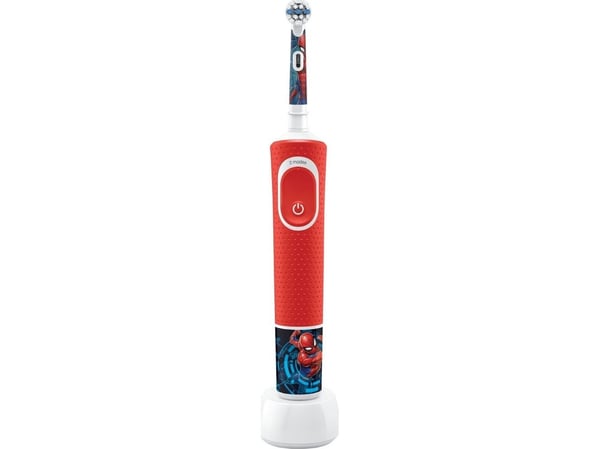 Oral-B Vitality Kids D100 Spiderman elektrisk tannbørste - rød