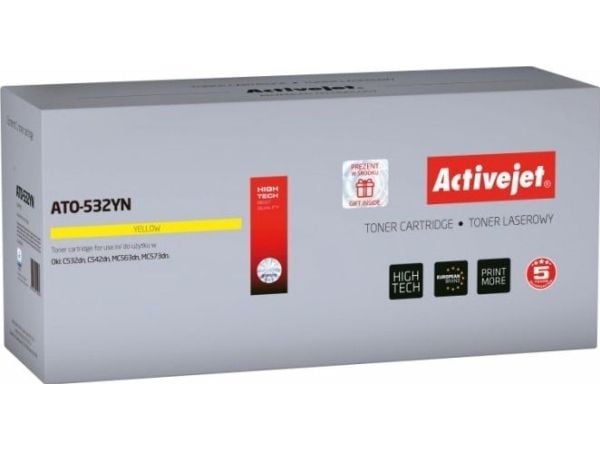 Activejet ATO-532YN, 1500 sivua, Keltainen, 1 kpl