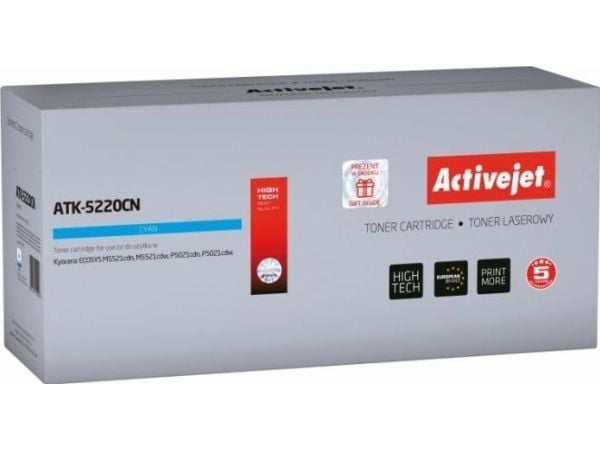 Activejet ATK-5220CN, 0 sider, 1200 sider, Cyan, 1 stykker