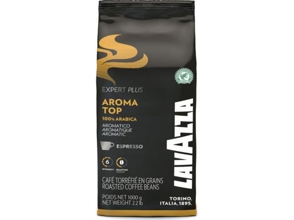 Lavazza Aroma Top, 1 kg, Americano, Cappuccino, Kaffe, Espresso, Middels brent