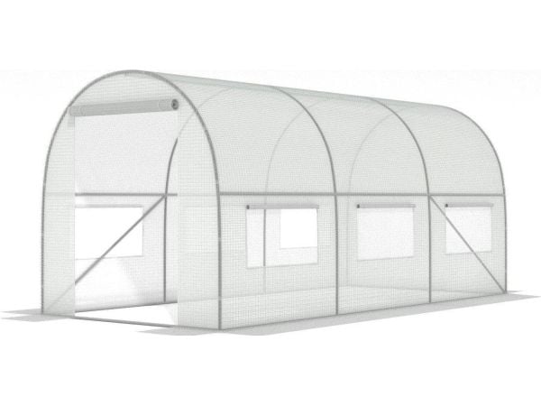 Funfit Drivhus 400 cm x 200 cm x 250 cm Funfit Drivhus 400 cm x 200 cm x 250 cm