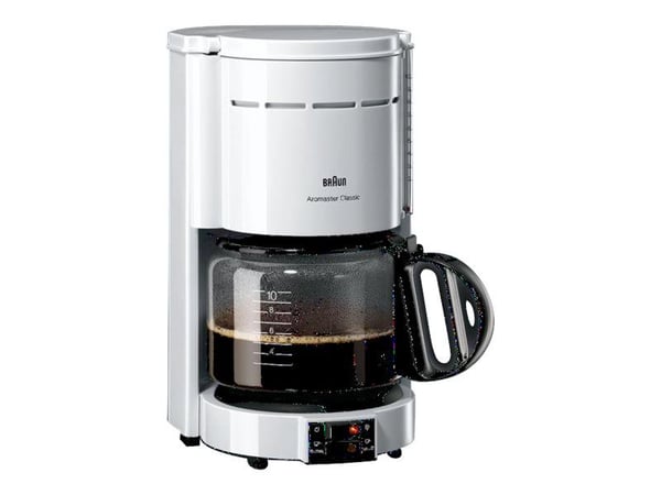 Braun KF 47, Suodatinkahvinkeitin, Jauhettu kahvi, 1000 W, musta