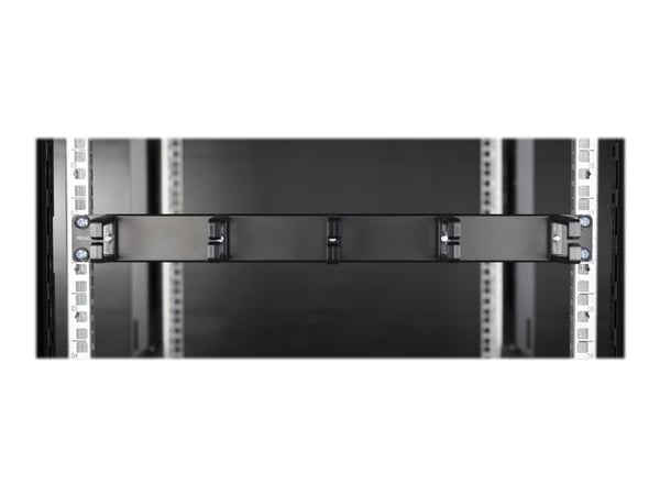 DELTACO 19-3 - Panel för kabelhantering - 1U - 19"