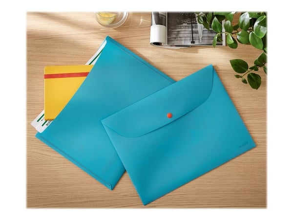 Leitz Cosy Privacy - Dokumentmappe - 2 rom - for A4 (210 x 297 mm) - kapasitet: 50 ark - rolig blått
