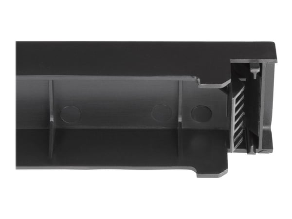 DELTACO 19-8 - Paneldekke for rackkabelstyring - svart - 1U - 19"