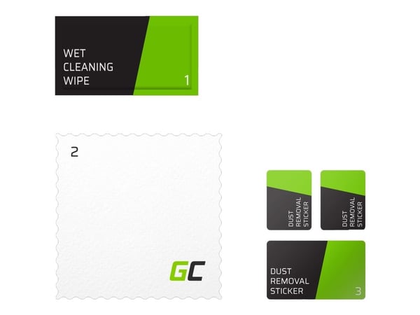 Green Cell Clarity - Skjermbeskyttelse for mobiltelefon - glass - rammefarge hvit - for Apple iPhone 6 Plus