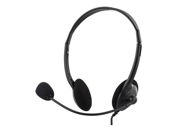 DELTACO HL-2 - Headset - på örat - kabelansluten