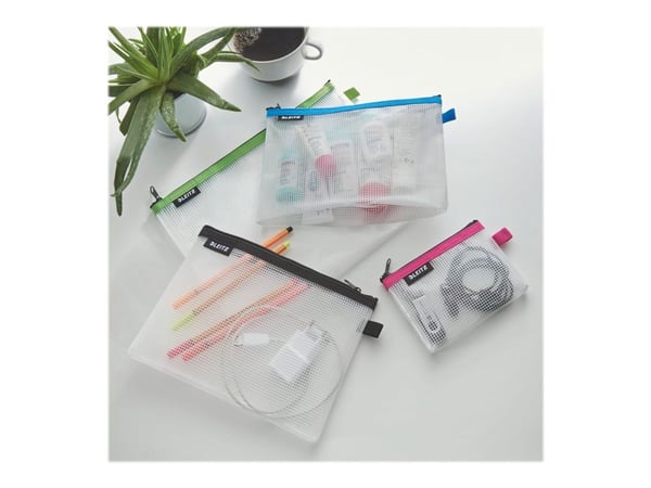 Leitz WOW Travel Small - Pung for credit cards / ID / cash / cables / earphones / medicines / cosmetics - EVA-folie - svart