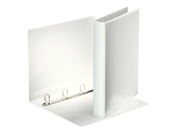 Esselte ESSENTIALS - Ringperm for presentasjoner - bokryggbredde: 44 mm - for A4 (210 x 297 mm) - kapasitet: 250 ark - hvit