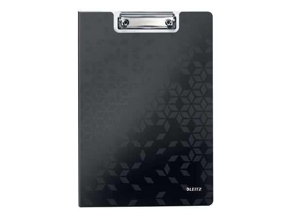Leitz WOW - Notatbrettmappe - for A4 (210 x 297 mm) - kapasitet: 75 ark - svart