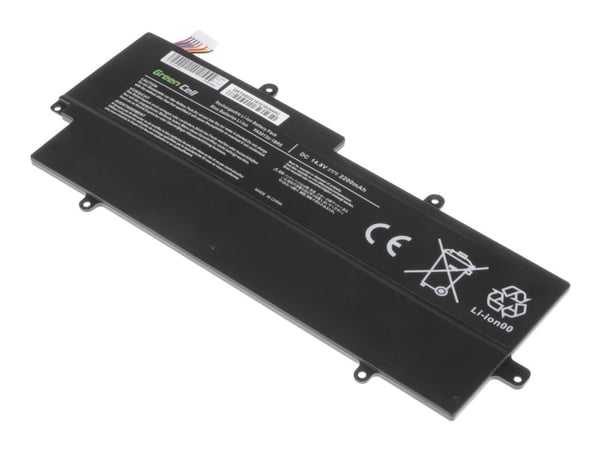 Green Cell - Akut ja paristot tietokoneelle (svarende til: Toshiba PA5013U-1BRS) - Litium-polymeeri - 4-soluinen - 2200 mAh - lajiteltu - Dynabook ...