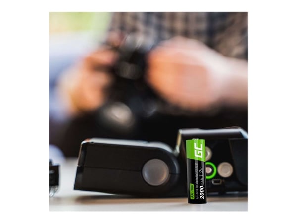 Green Cell HR6 - Batteri 2 x AA-type - NiMH - (ladbare) - 2000 mAh