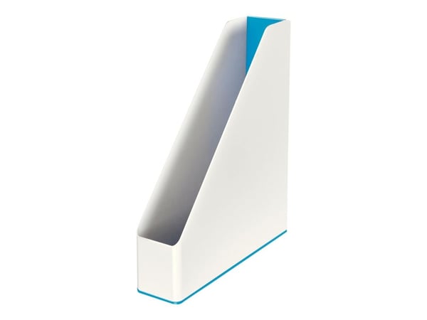Leitz WOW lehtikotelo kaksivärinen, Sininen, Valkoinen, Muovi, A4, 272 mm, 318 mm, 430 g