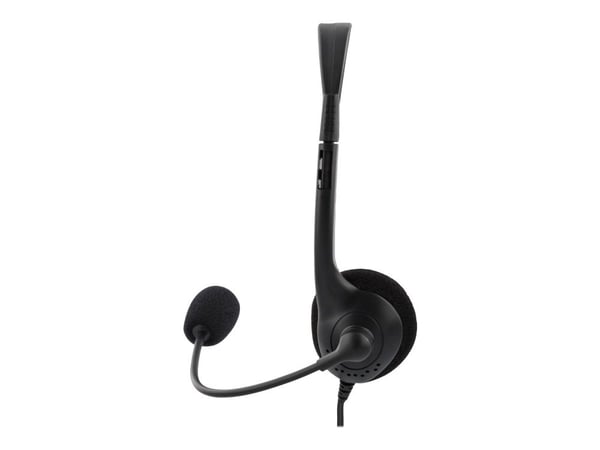 DELTACO HL-2 - Headset - på örat - kabelansluten