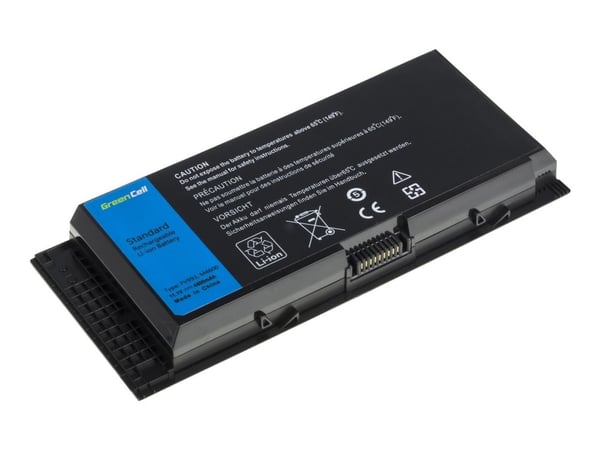 Green Cell - Batteri för bärbar dator (likvärdigt med: Dell FV993) - litiumjon - 6-cells - 4400 mAh - svart - för Dell Precision M4600, M4700, M6600