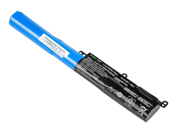 Green Cell - Batteri til bærbar PC (tilsvarer: ASUS A31N1601) - litiumion - 3-cellers - 2200 mAh - svart - for ASUS R541; VivoBook Max F541; X541