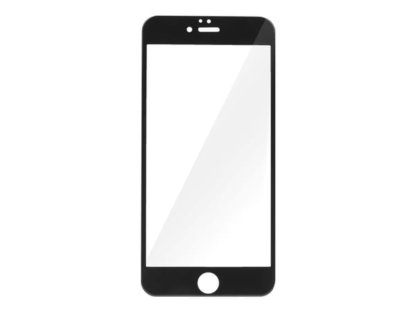 Green Cell Clarity - Skjermbeskyttelse for mobiltelefon - glass - rammefarge svart - for Apple iPhone 6 Plus