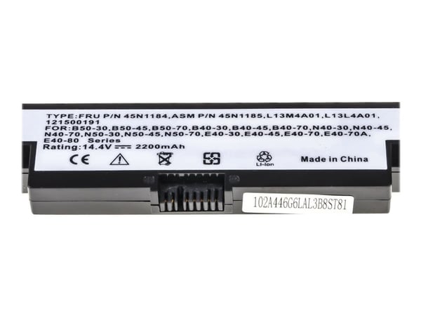 Green Cell - Batteri til bærbar PC (tilsvarer: Lenovo L13S4A01) - litiumion - 4-cellers - 2200 mAh - svart - for Lenovo B40; B50