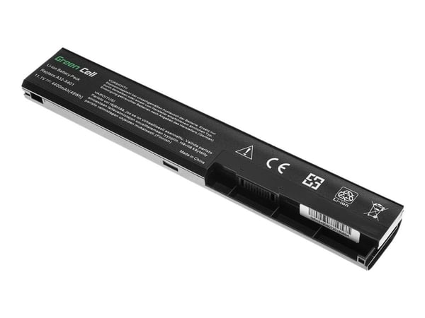 Green Cell - Batteri til bærbar PC (tilsvarer: ASUS A31-X401, ASUS A32-X401) - litiumion - 6-cellers - 4400 mAh - svart - for ASUS X301A; X401A; X4...