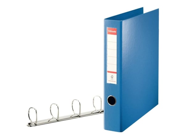 Esselte Standard - Ringperm - bokryggbredde: 54 mm - for A4 Maxi - blå