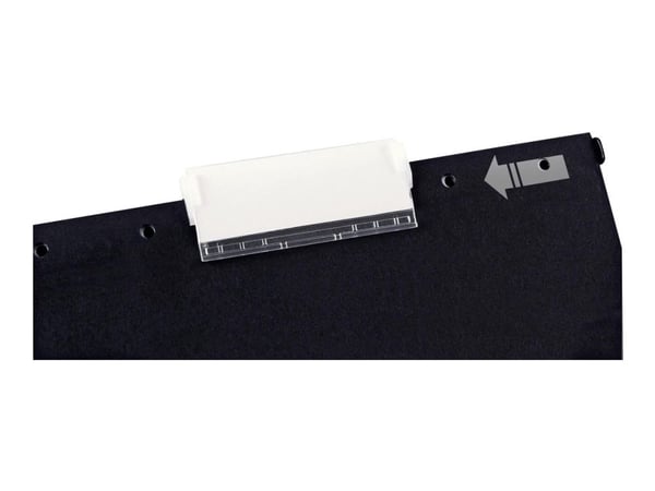 Leitz ALPHA Active - Hengefil - med fliker - svart