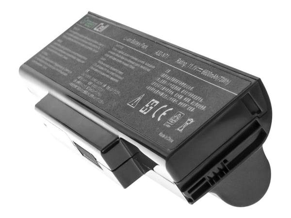 Green Cell - Batteri til bærbar PC (tilsvarer: ASUS A32-K72, ASUS A32-N71) - litiumion - 9-cellers - 6600 mAh - svart - for ASUS K72; K73; N71; N73...