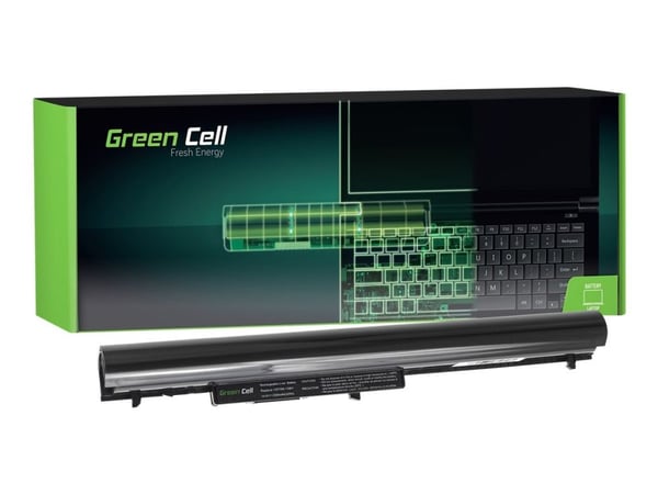 Green Cell - Batteri til bærbar PC (tilsvarer: HP OA04, HP HSTNN-LB5S) - litiumion - 4-cellers - 2200 mAh - svart - for Compaq 15; HP Pavilion Lapt...