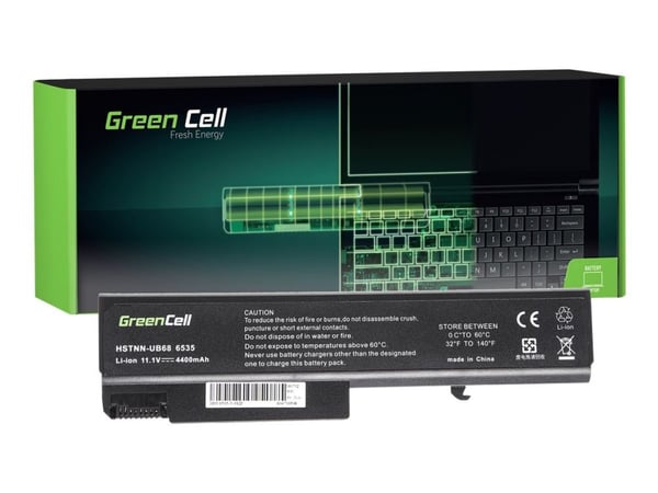 Green Cell - Batteri til bærbar PC (tilsvarer: HP TD06, HP TD09) - litiumion - 6-cellers - 4400 mAh - svart - for HP 6730b, 6730s; EliteBook 6930p