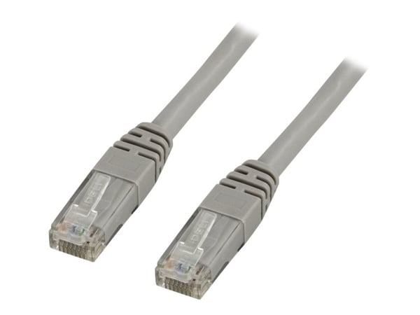 DELTACO - Liitäntäkaapeli - RJ-45 (uros) RJ-45 (uros) - 1 m - UTP - CAT 5e