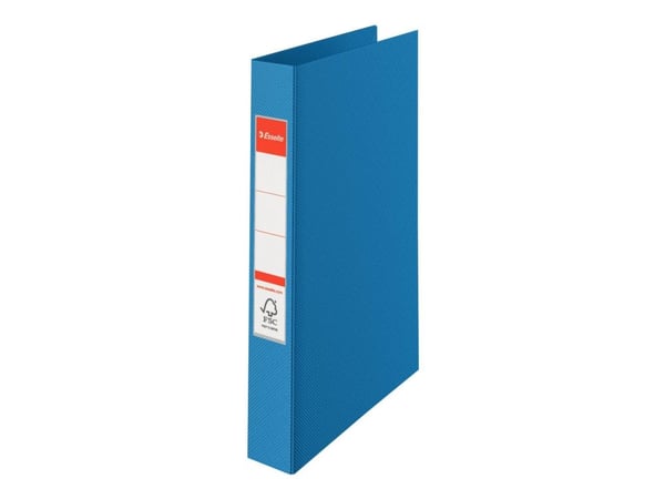 Esselte rengaskansio FSC® A4 4RR/25 mm, A4, Muovi, Sininen, 2,5 cm, 3,5 cm