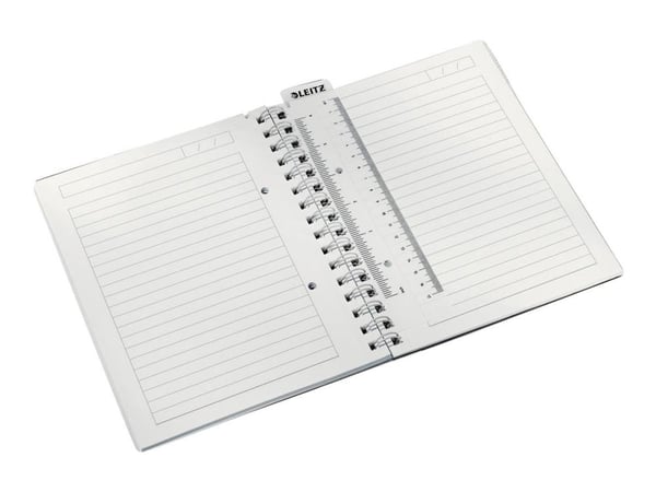Notesblok Leitz WOW PP A5 linjeret 80 gram 80 ark Blå - (6 stk.)