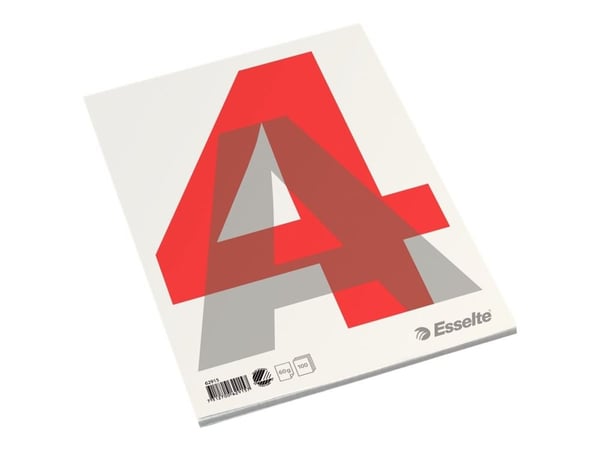 Esselte - Pad - A4 (210 x 297 mm) - 100 ark / 200 sider - vanlig - innbundet