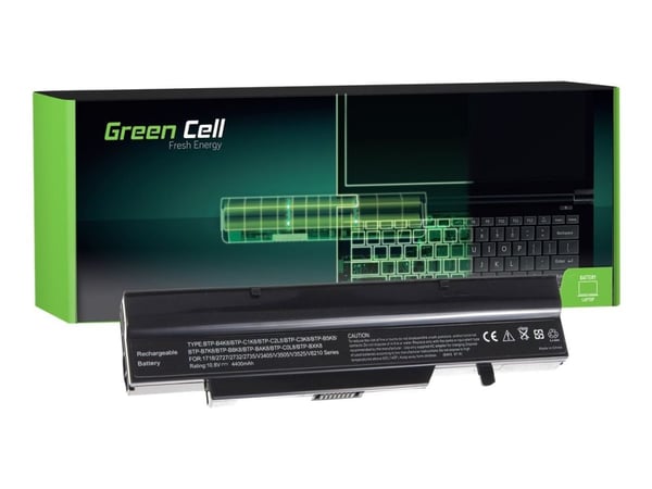 Green Cell Fujitsu-Siemens Lifebook S2210, S6310, L1010, P770, 10,8 V batteri (FS07)