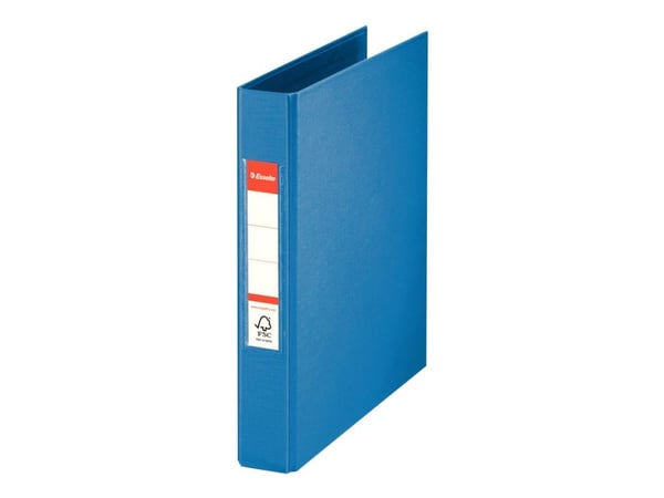 Esselte rengaskansio FSC® A5 2RR/25 mm, A5, Muovi, Sininen, 190 arkkia, 2,5 cm, 40 mm