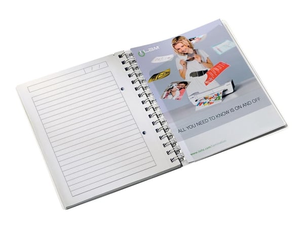 Notesblok Leitz WOW PP A5 linjeret 80 gram 80 ark Lilla - (6 stk.)
