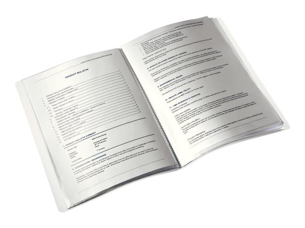 Esittelykirja Leitz WOW PP 20 taskua jääsininen - (10 kpl)