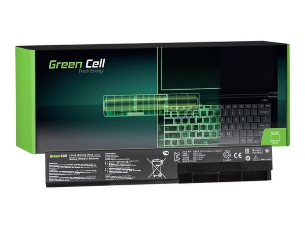 Green Cell - Batteri til bærbar PC (tilsvarer: ASUS A31-X401, ASUS A32-X401) - litiumion - 6-cellers - 4400 mAh - svart - for ASUS X301A; X401A; X4...