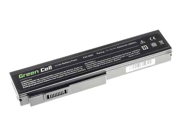 Green Cell - Batteri til bærbar PC (tilsvarer: ASUS A32-M50, ASUS A32-N61) - litiumion - 6-cellers - 4400 mAh - svart - for ASUS G50; G51; G51J 3D;...