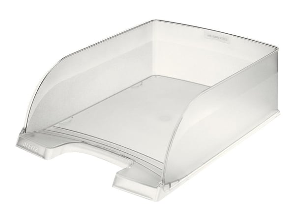 Leitz Plus Jumbo lomakelaatikko, Muovi, Läpinäkyvä, A4, Kirjekuori, Kirjain, Note, Paperi, 245 x 330 x 95 mm, 255 x 357 x 103 mm