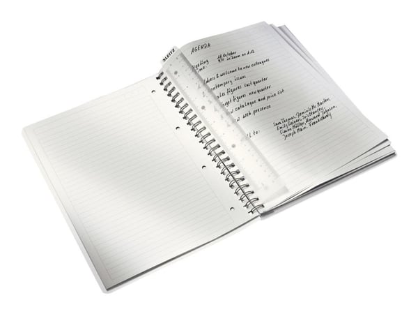 Notesblok Leitz WOW PP A4 linjeret 80 gram 80 ark Pink - (6 stk.)