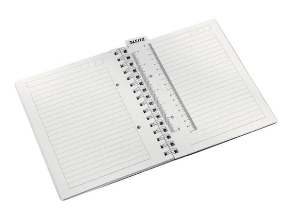 Notesblok Leitz WOW PP A5 linjeret 80 gram 80 ark Lilla - (6 stk.)
