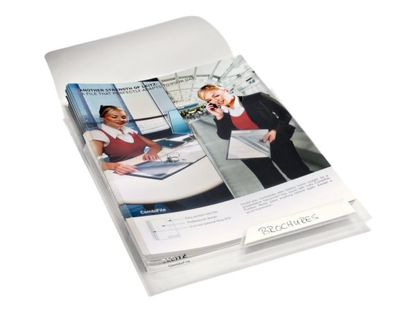 Kansi CombiFile ekspand. A4 glasklar /3 - (6 kpl)