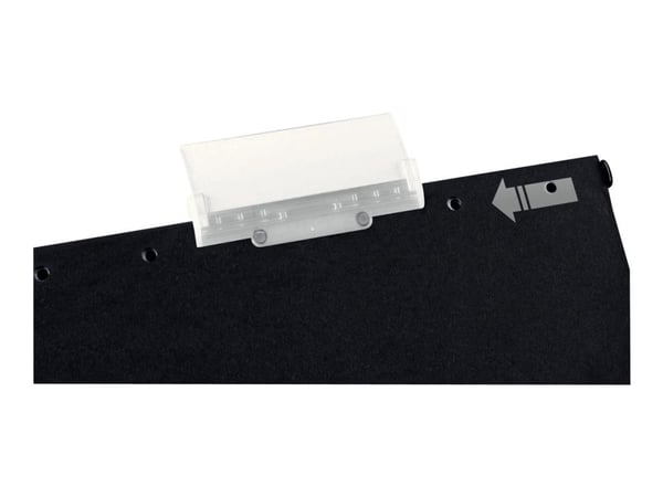 Leitz ALPHA Active - Hengefil - med fliker - svart