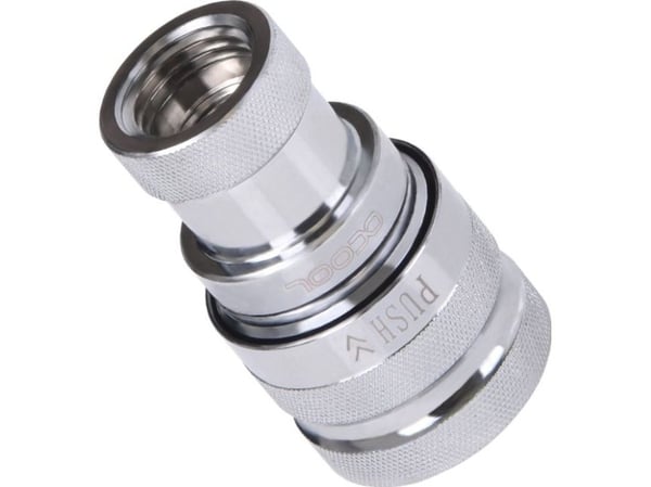 Alphacool 17456, Sølv, Montering, Messing, 1/4", 42 mm, 2,4 cm, 2,4 cm