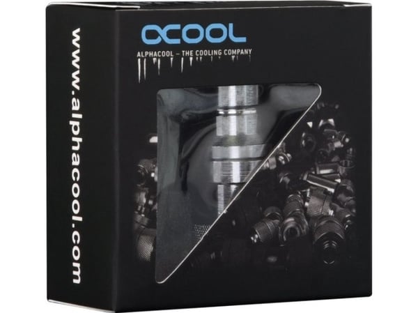 Alphacool 17456, Sølv, Montering, Messing, 1/4", 42 mm, 2,4 cm, 2,4 cm