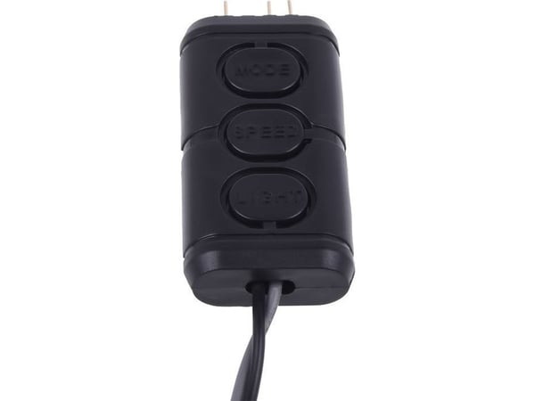 Alphacool Aurora Eiscontrol, Sort, 2x 3-Pin, 18 g