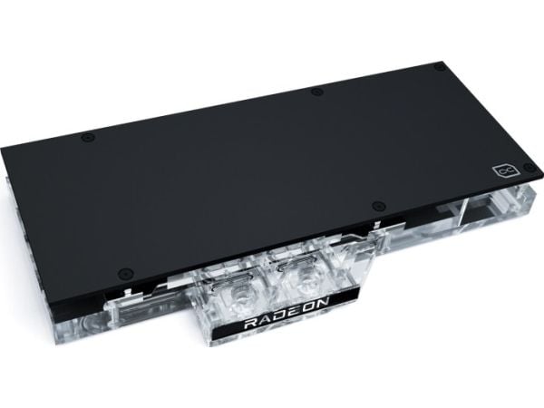 Alphacool Eisblock Aurora Acryl GPX-A, Vannblokk + kjøleribbe, Akryl, Kopper, Sort, Gjennomsiktig, AMD Radeon 6800, AMD Radeon 6800 XT, AMD Radeon ...