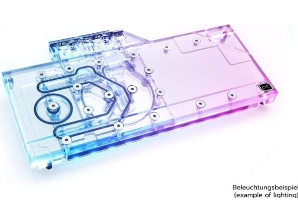 Alphacool Eisblock Aurora Acryl GPX-N, Vannblokk + kjøleribbe, Sort, Gjennomsiktig, INNO3D GeForce RTX 3070 iCHILL X3 INNO3D GeForce RTX 3070 iCHIL...