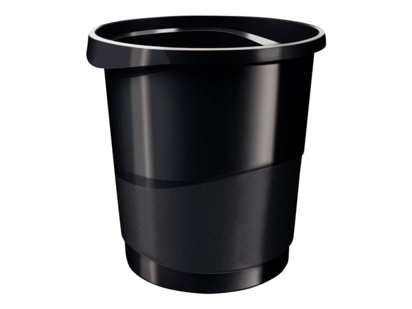 Esselte Europost Vivida papirkurv 14L VIVIDA svart - (12 stk.)