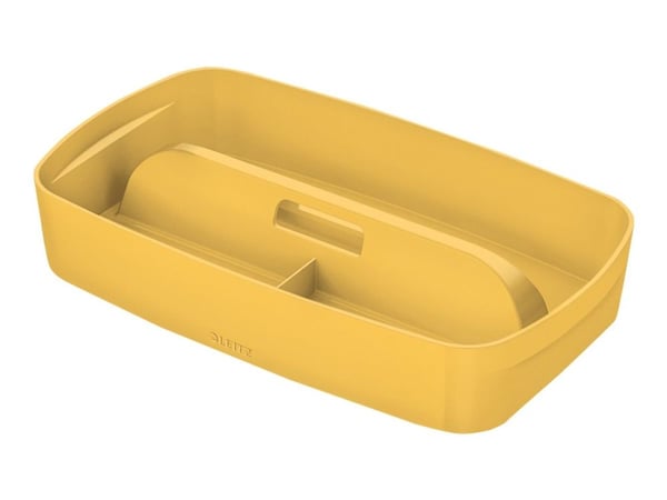 Leitz MyBox Cosy - Oppbevaringsskuff - 3 rom - small - varm gulfarge